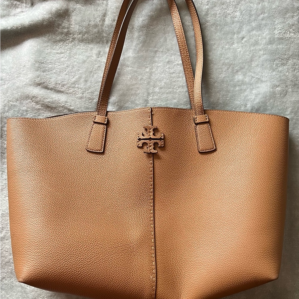 Tory Burch Tan Leather Tote Bag